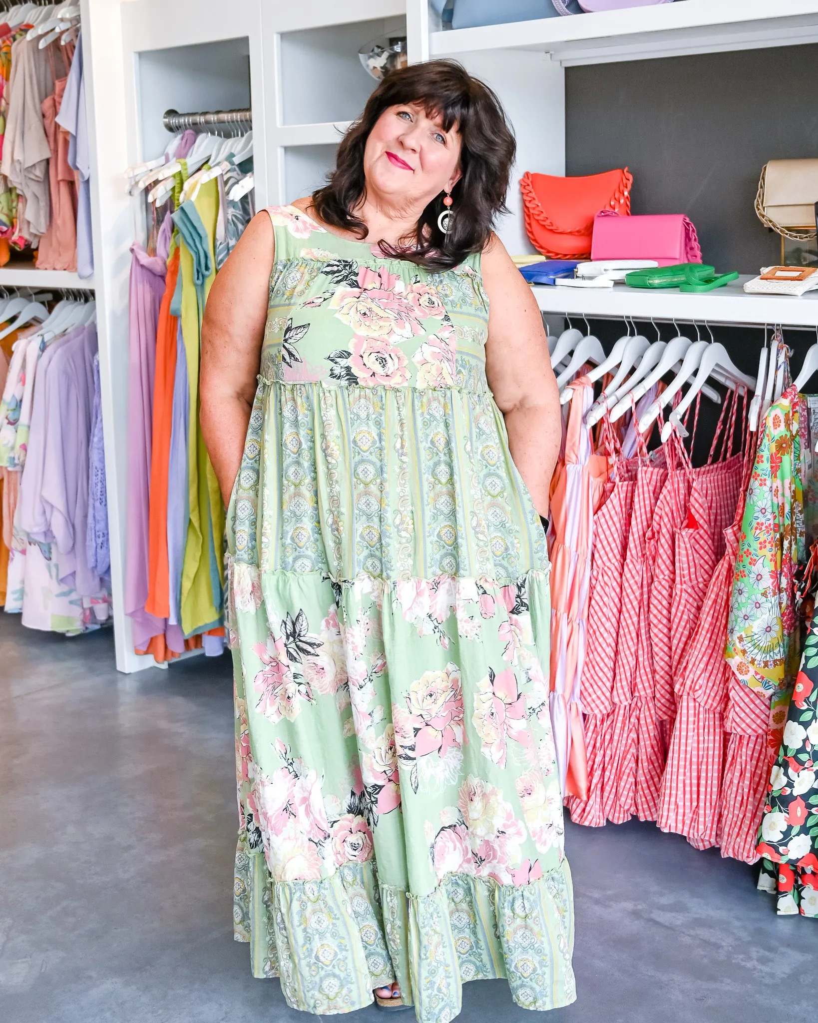 Floral Maxi Dress Waverly - Sizes S-3X