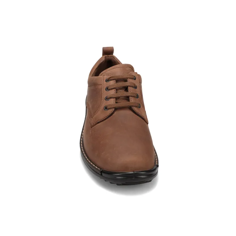 Fusion Plain Toe Oxford Cocoa Brown for Men.