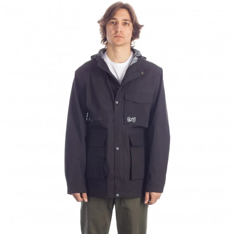 Garbstore Laser Cut Seam Welded MP Parka (Black)