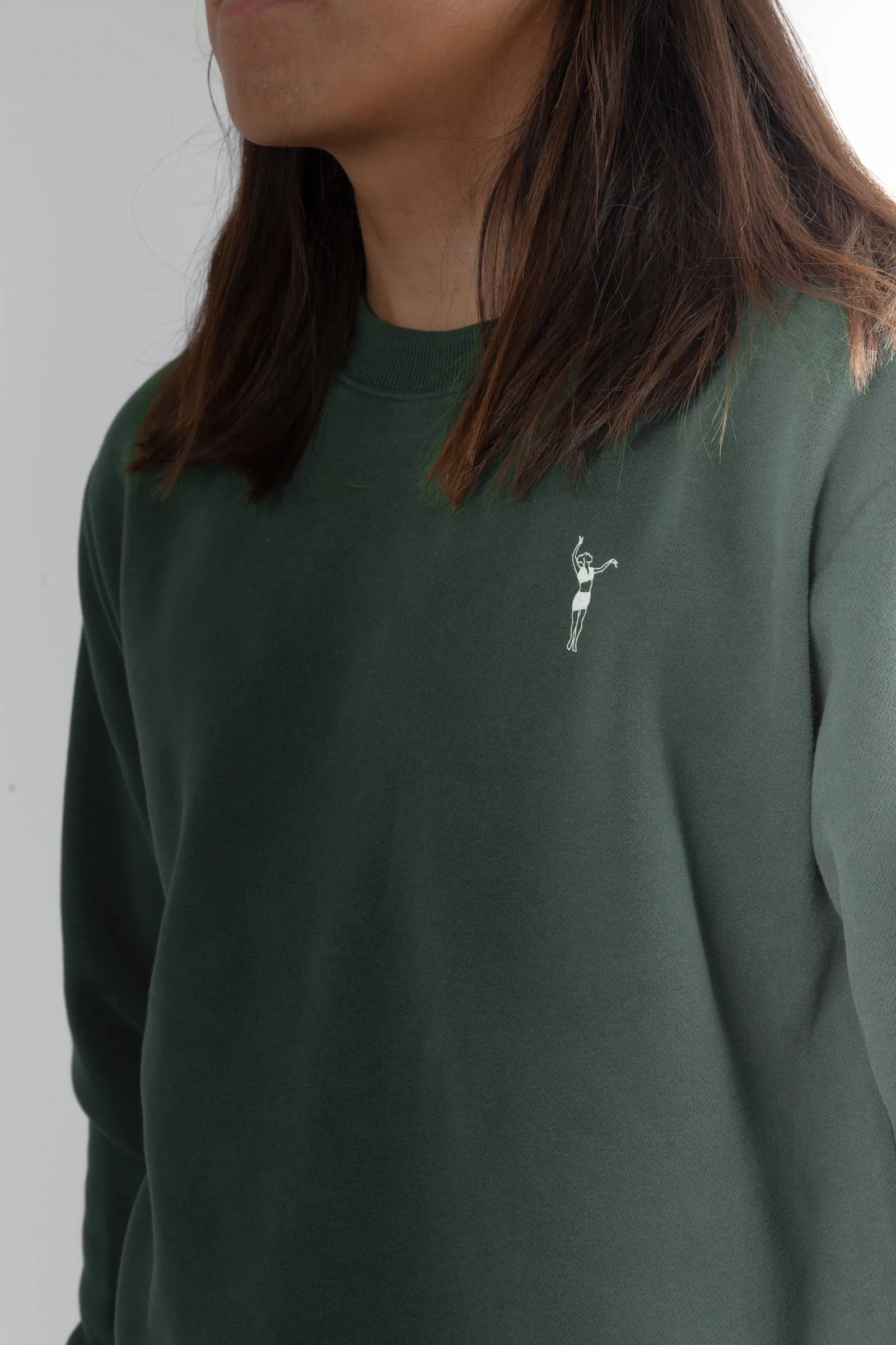 Glisser Crew Fleece Green - Best Price, Free Delivery