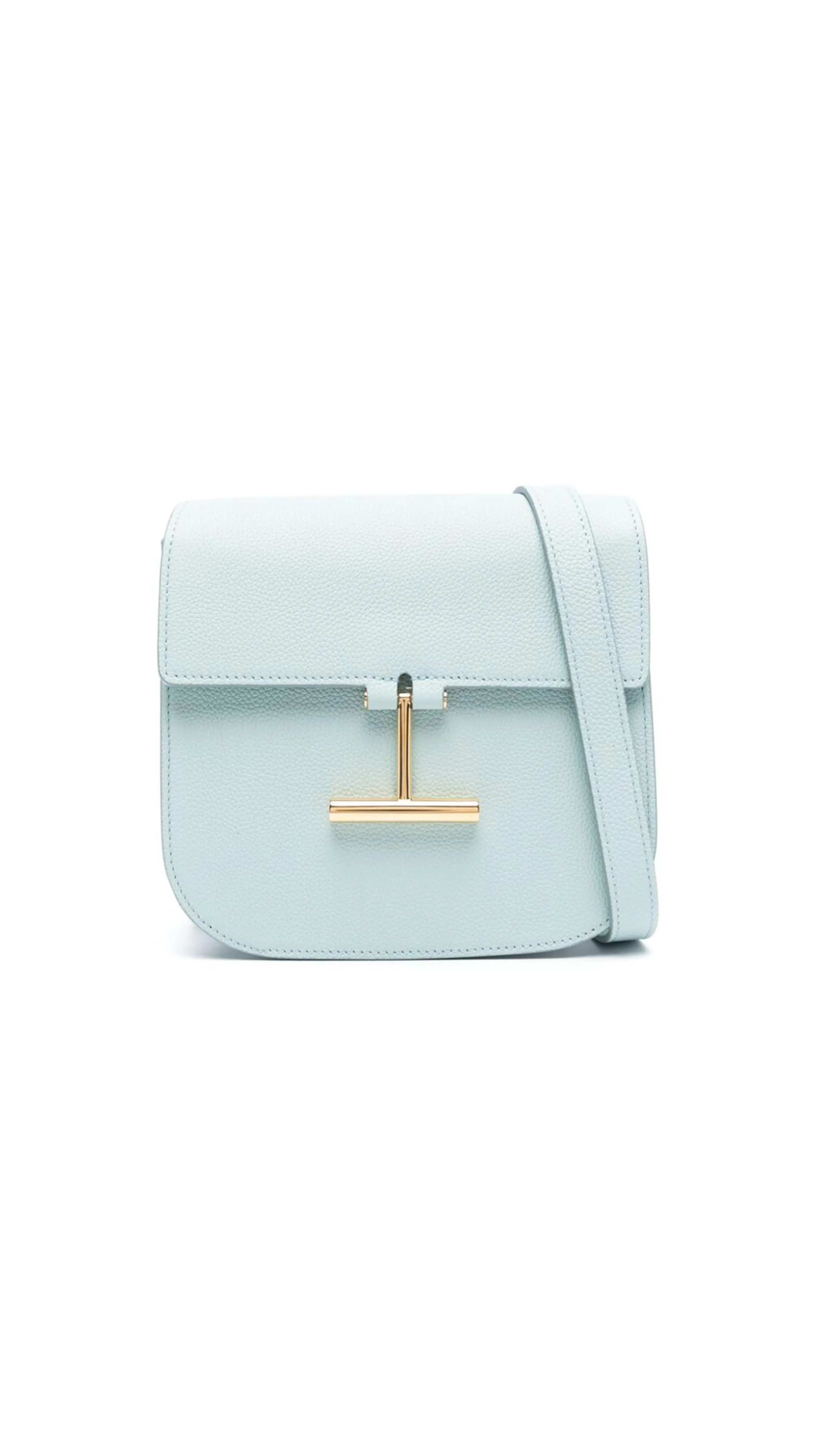 Grain Leather Tara Mini Crossbody Bag - Patel Blue