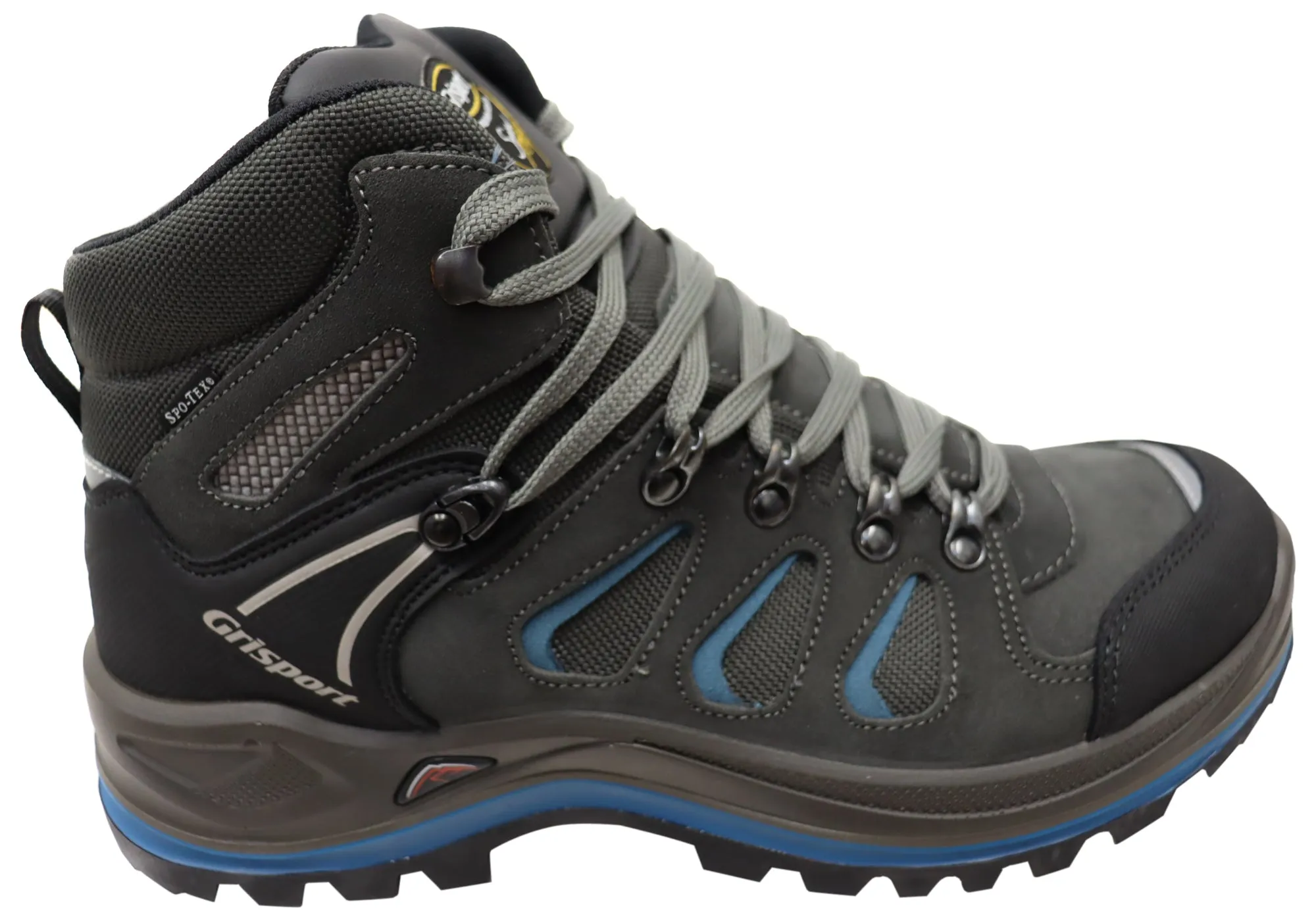 Grisport Mens Flinders Mid Hiking Waterproof Boots Made In Italy