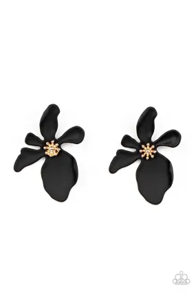 Hawaiian Heiress Black Earring