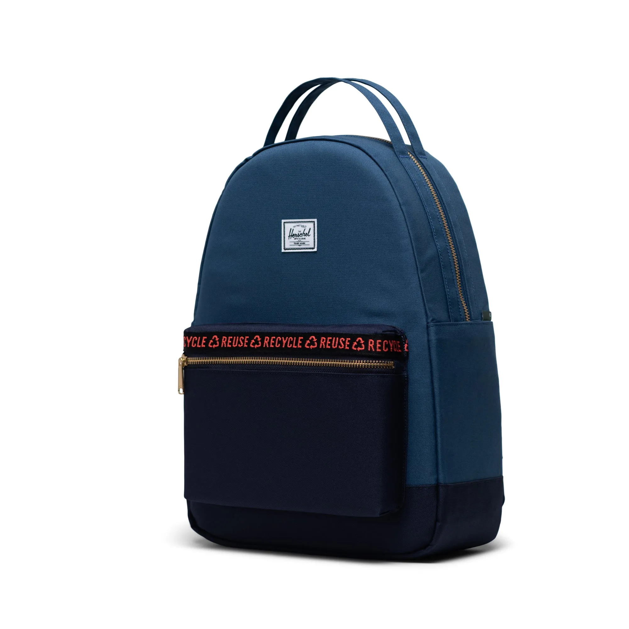 Herschel Nova Mid-Volume Ensign Blue/Peacoat Backpack - Eco Collection