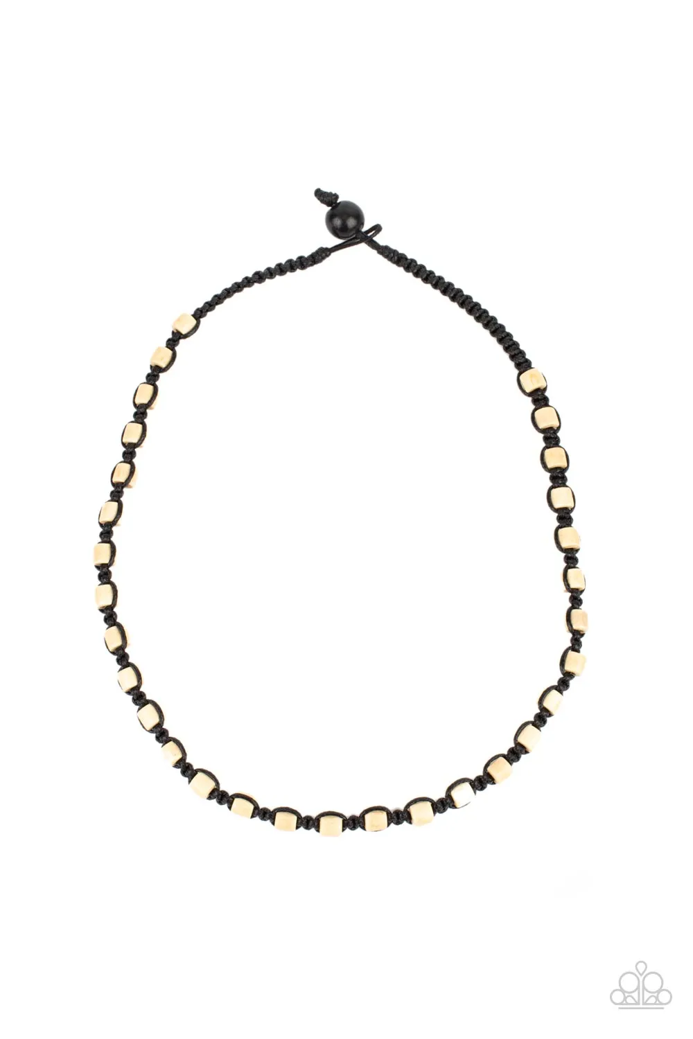 Highland Hustler - Black Necklace: The Ultimate Accessory for Sleek Style