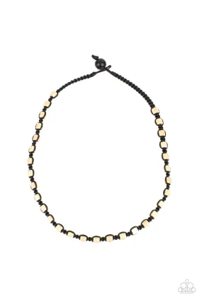 Highland Hustler - Black Necklace: The Ultimate Accessory for Sleek Style