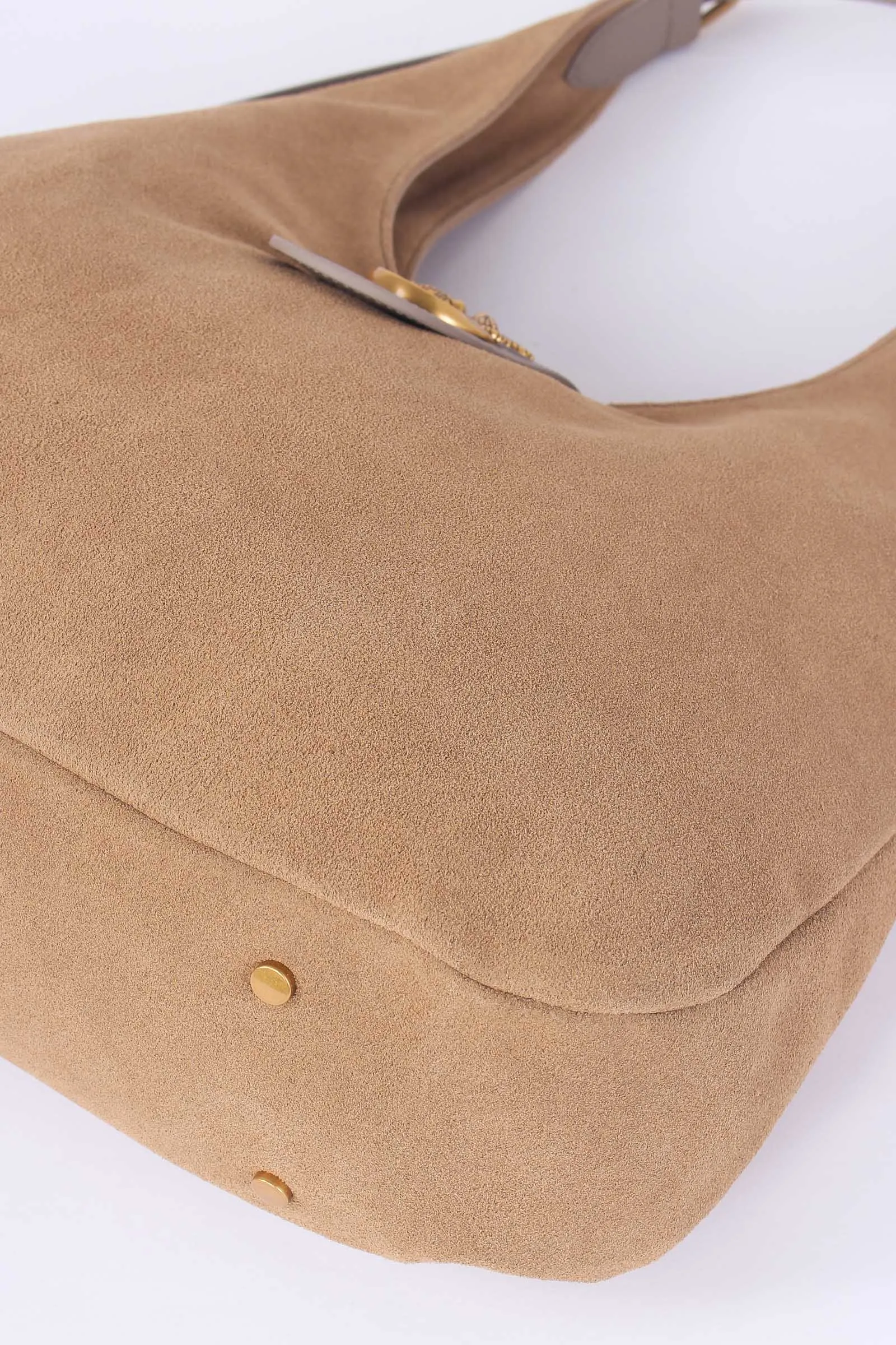 Hobo Big Suede Pelle Dune/gold