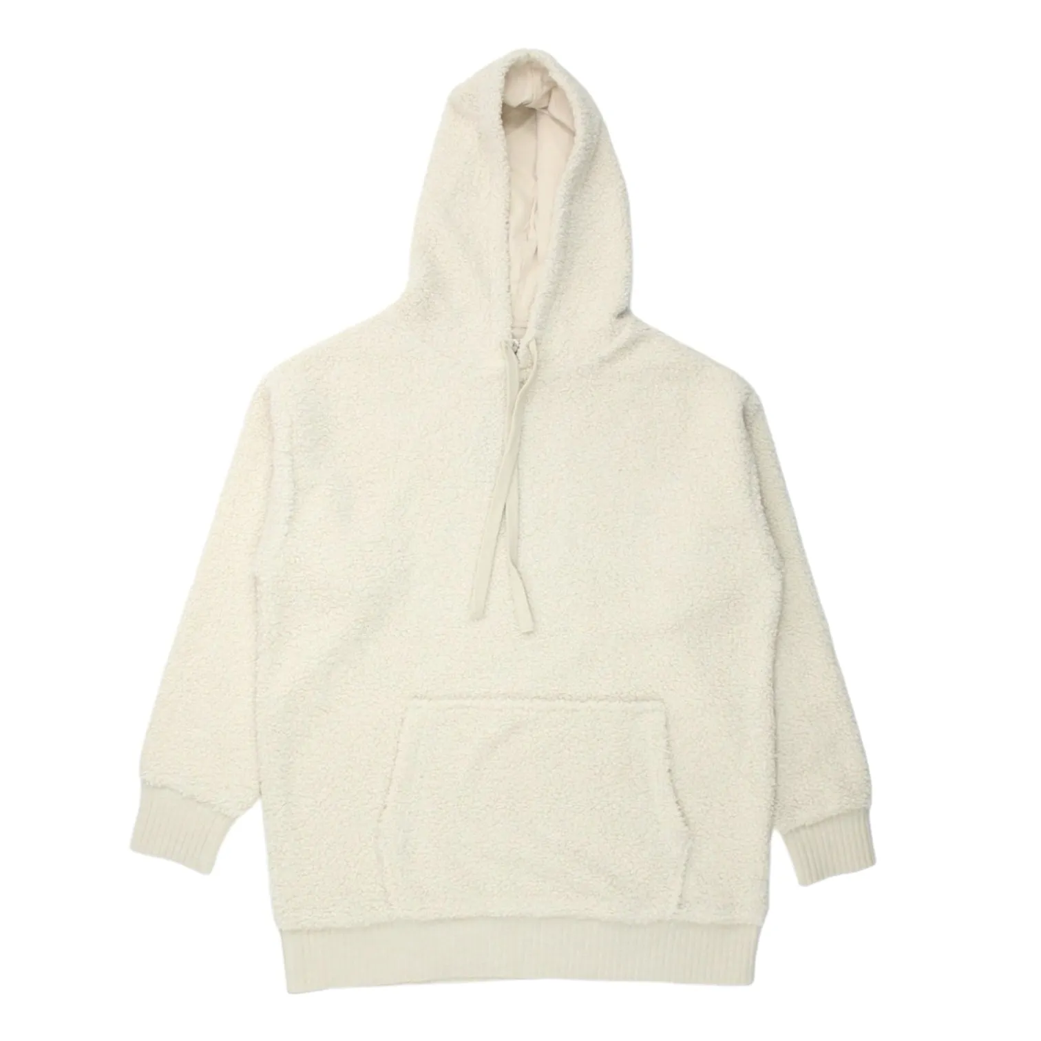 Hush Ecru Teddy Oversized Hoodie