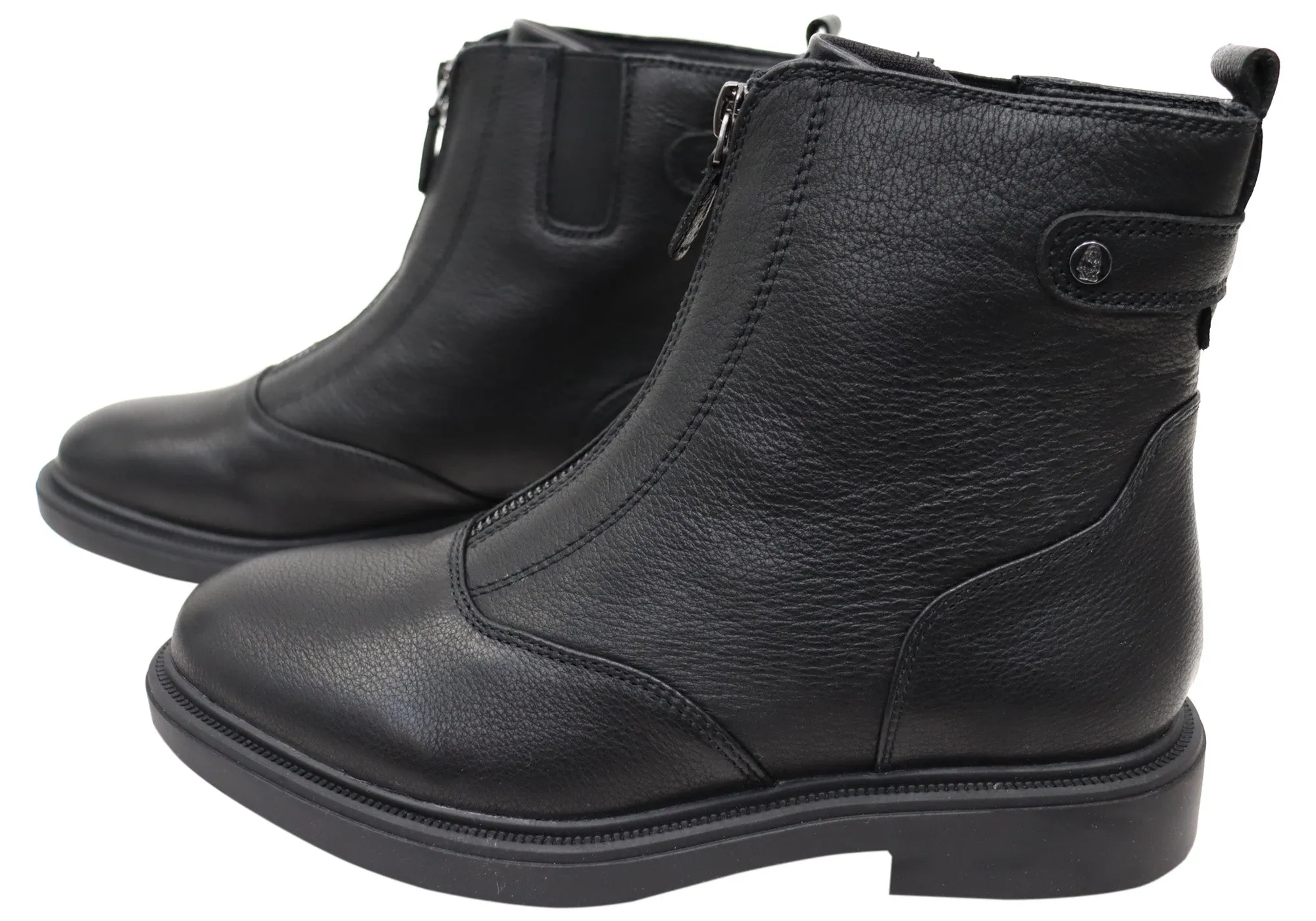 Hush Puppies Albury Womens Comfortable Leather Ankle Boots