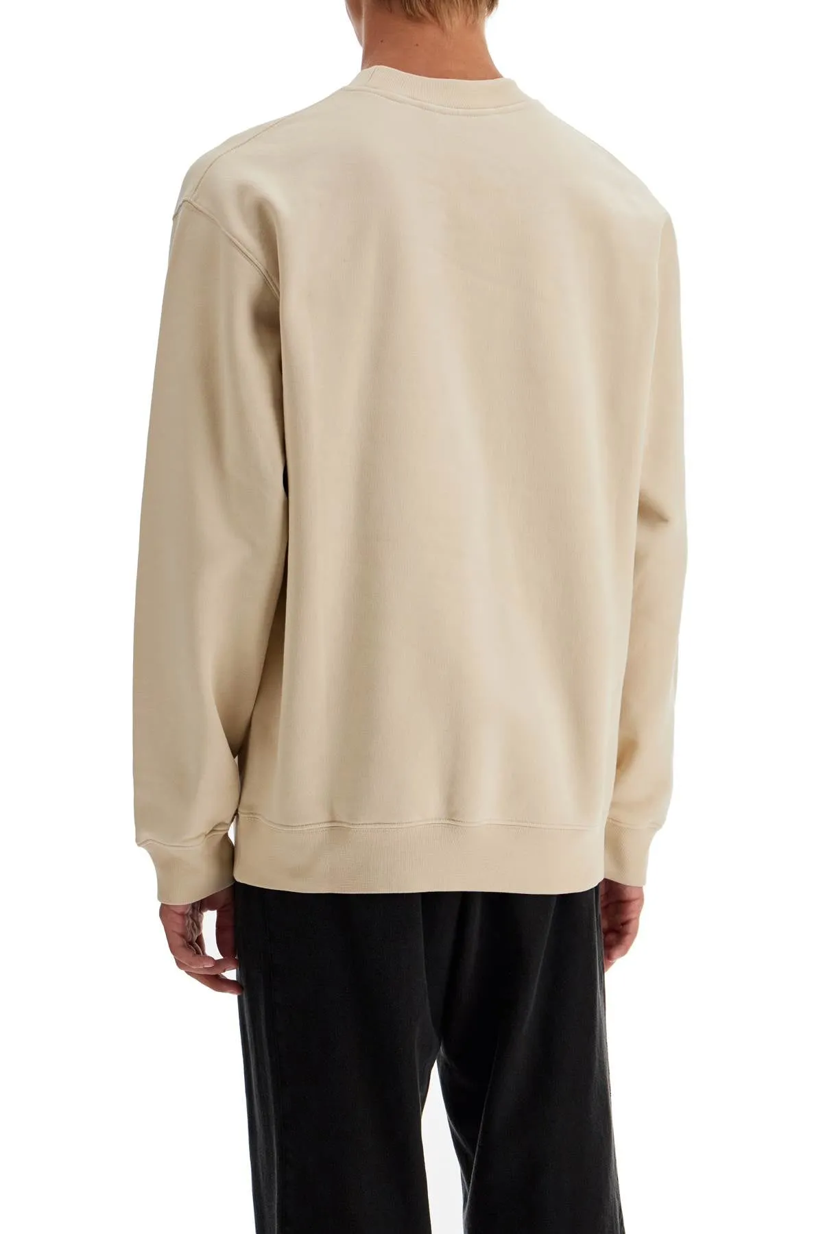 Jacquemus 'Round Neck Sweatshirt With Gros Grain   Beige