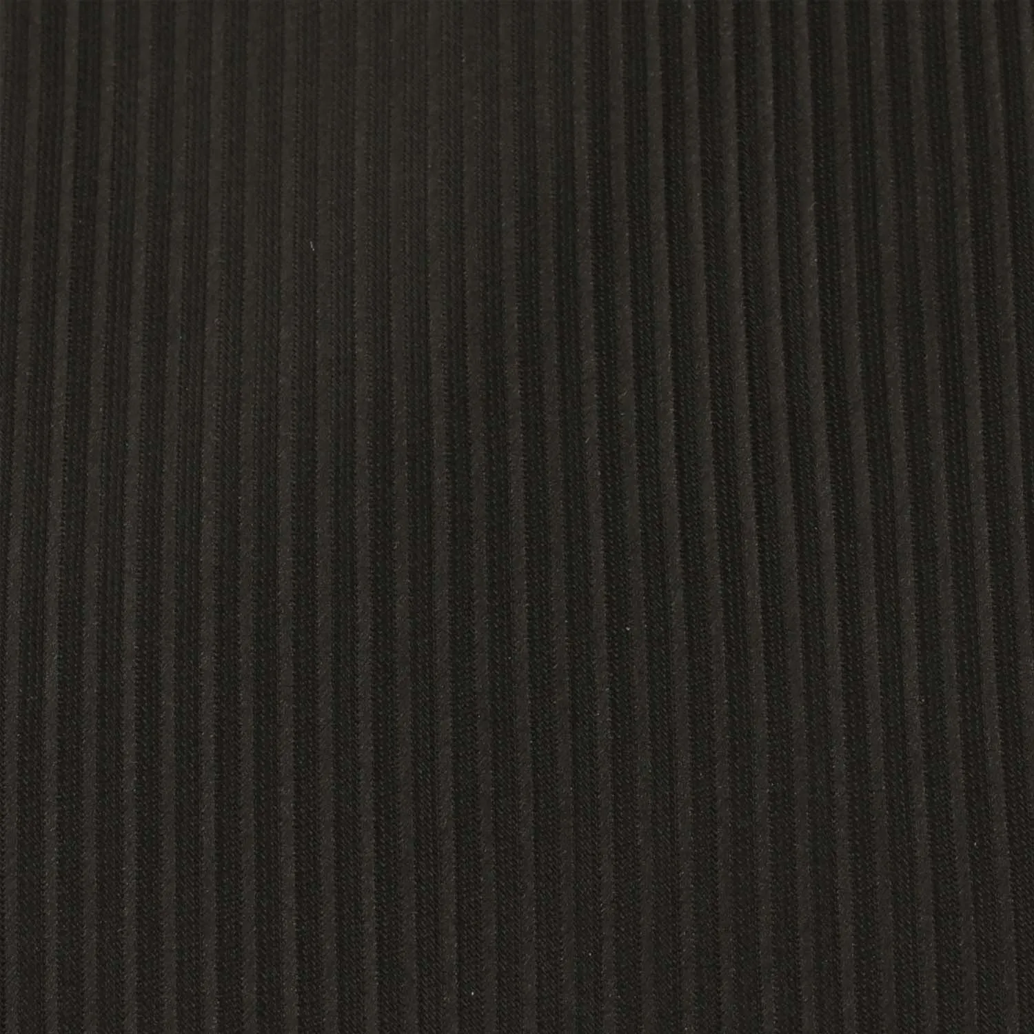 Jet Black Striped Skinny Tie