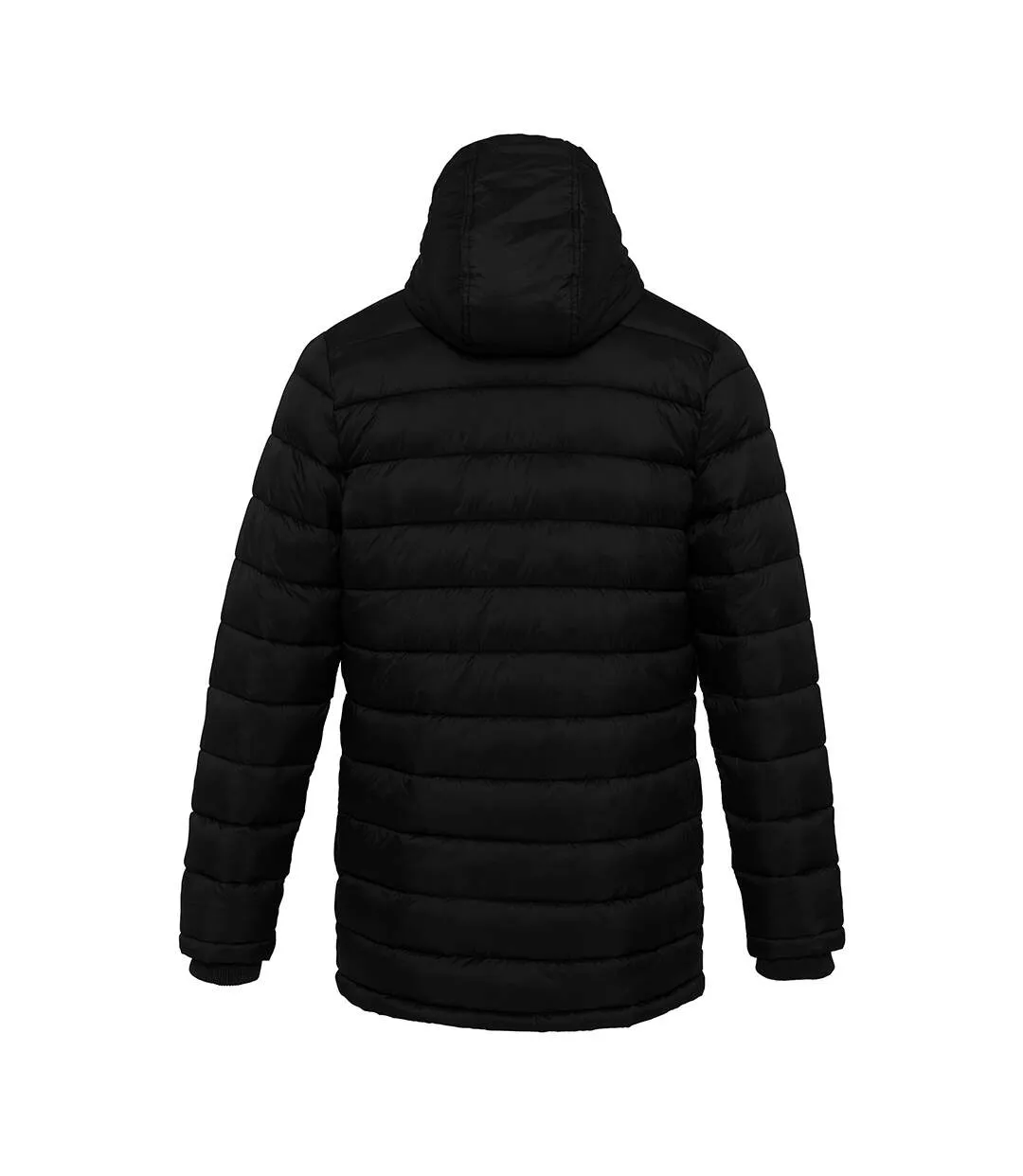 Kariban Mens Lightweight Long Padded Parka Jacket (Black) - UTPC3823