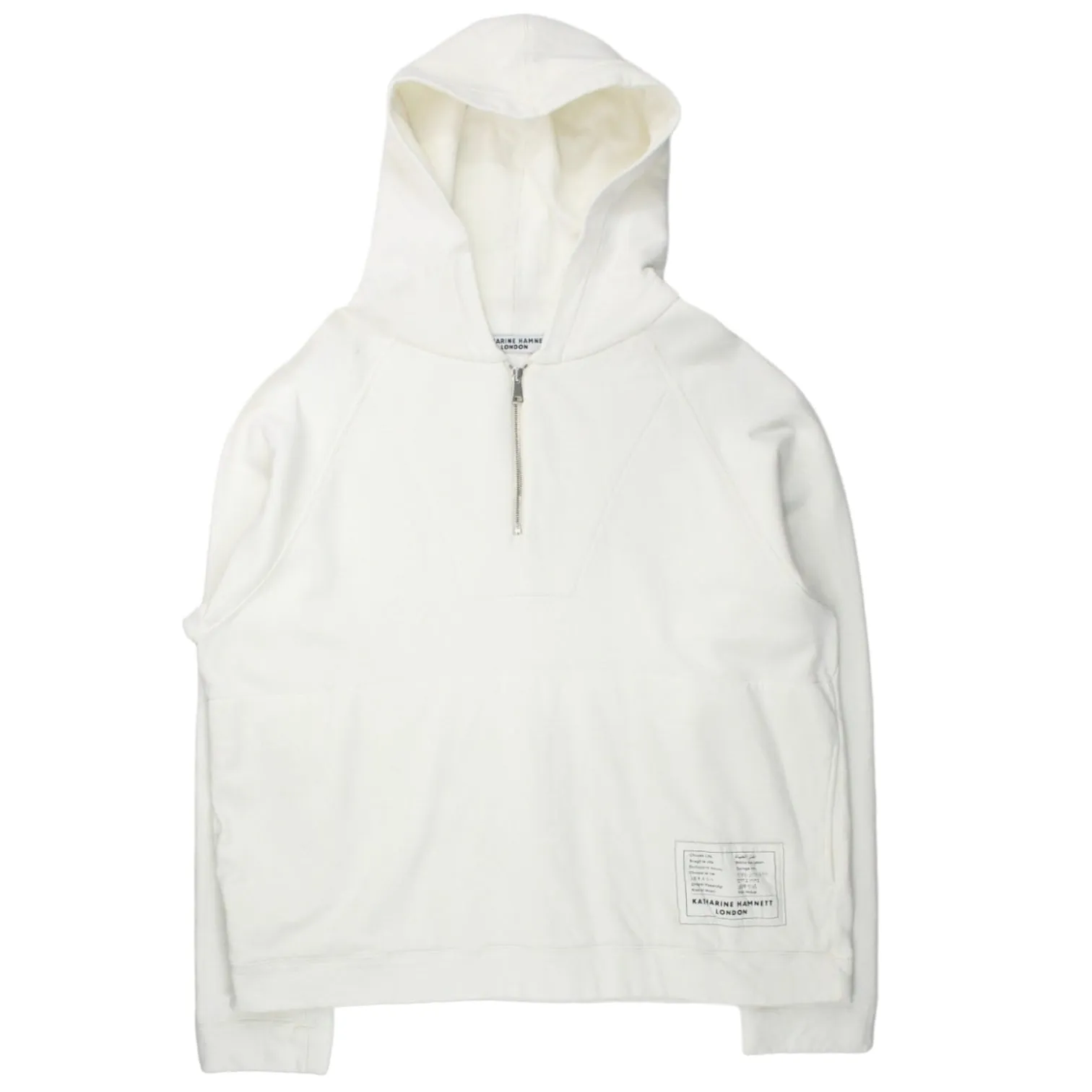 Katharine Hamnett White Choose Life Hoodie