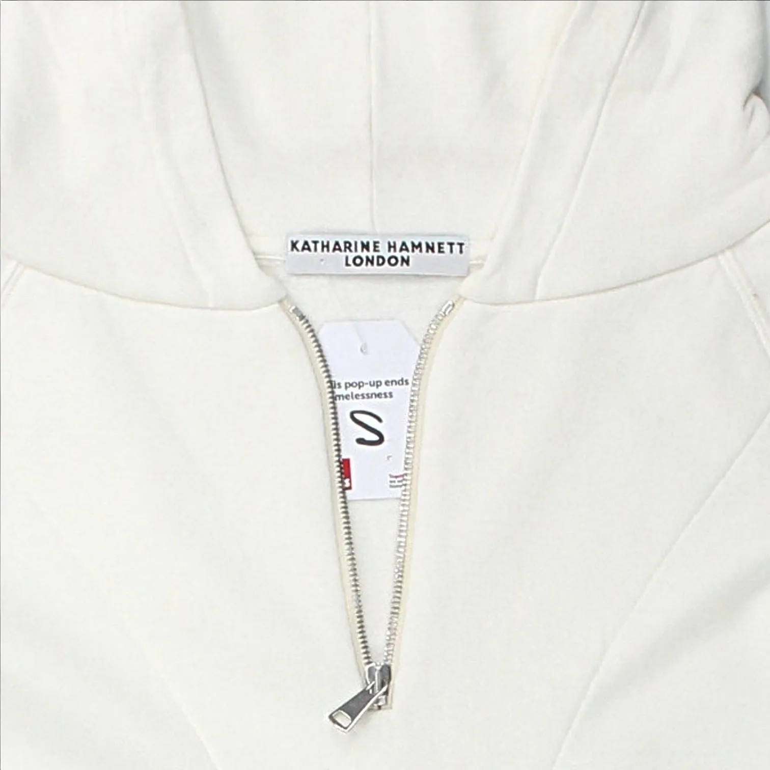 Katharine Hamnett White Choose Life Hoodie