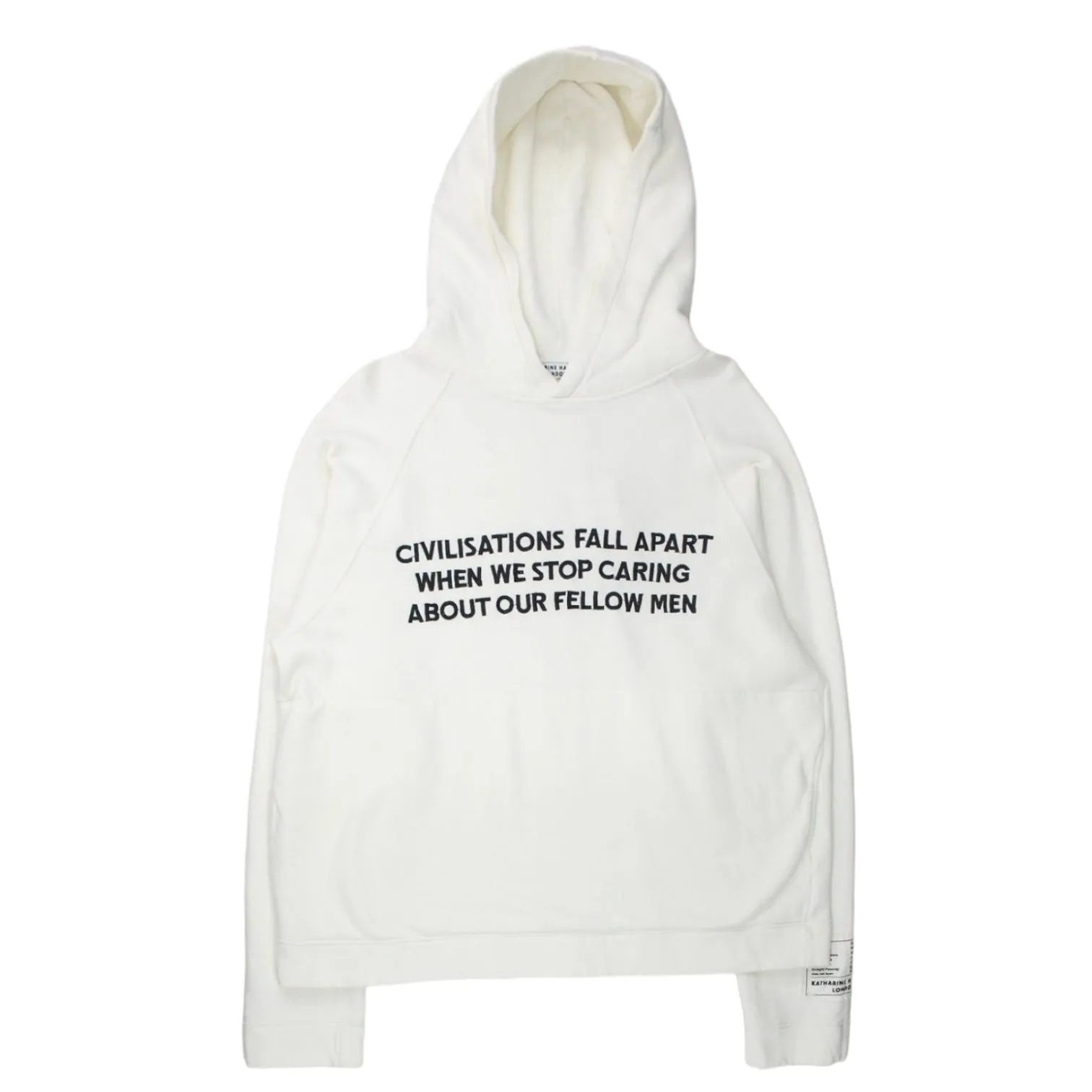 Katharine Hamnett Winter White Rick Hoodie