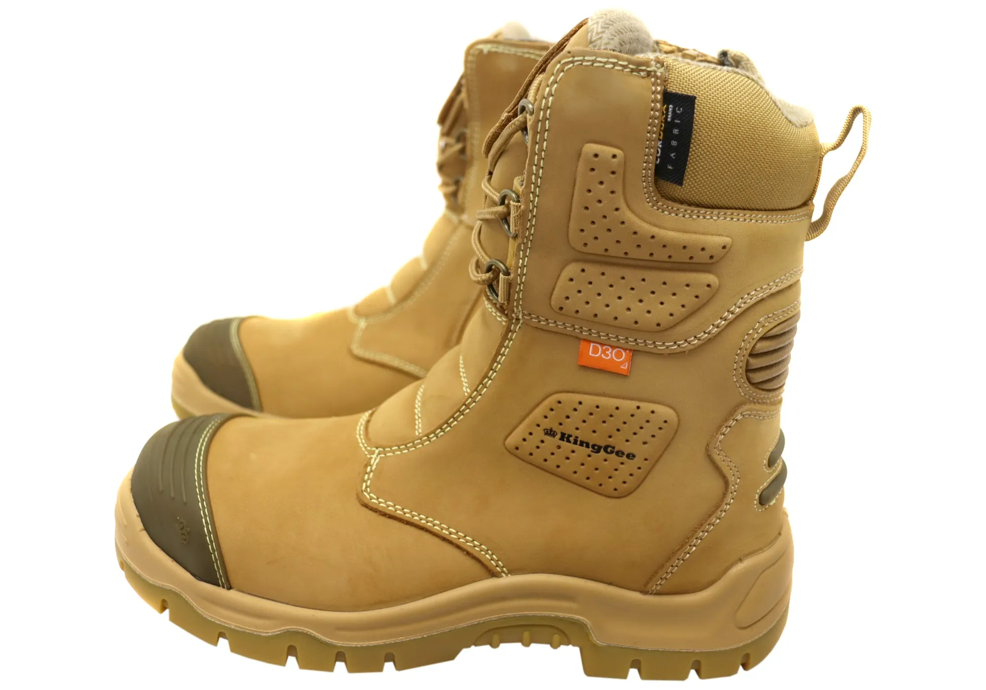 KingGee Mens Bennu Rigger Steel Toe Safety Work Boots