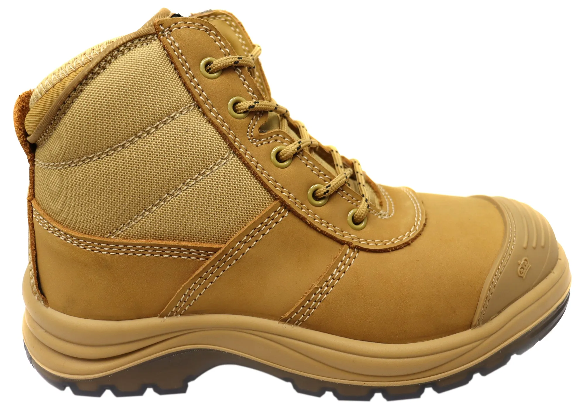 KingGee Tradie Womens Zip Lace Steel Cap Work Boots