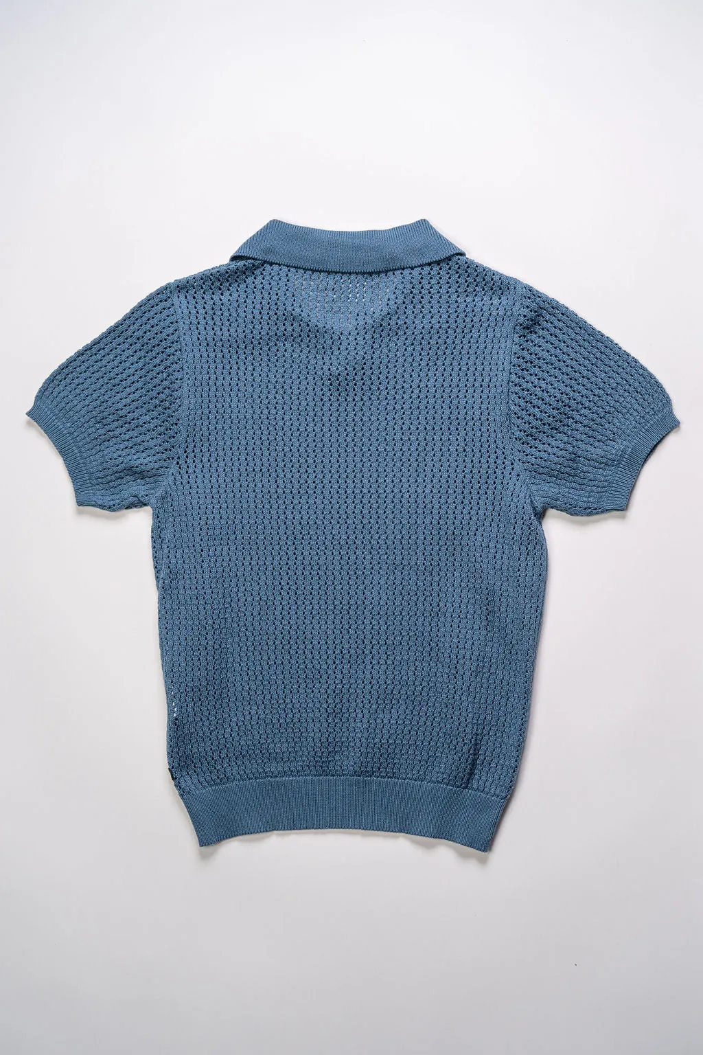 Knickerbocker Blue Cotton Yuma Polo.