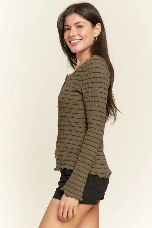 Lightweight Round Neck Top