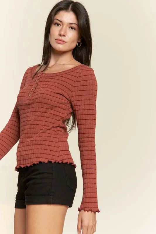 Lightweight Round Neck Top