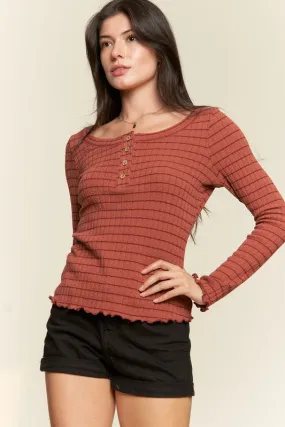 Lightweight Round Neck Top