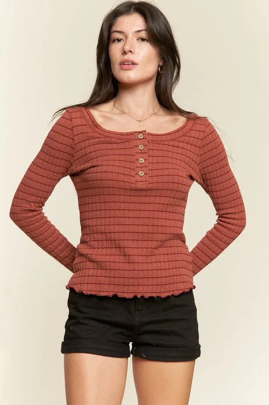 Lightweight Round Neck Top