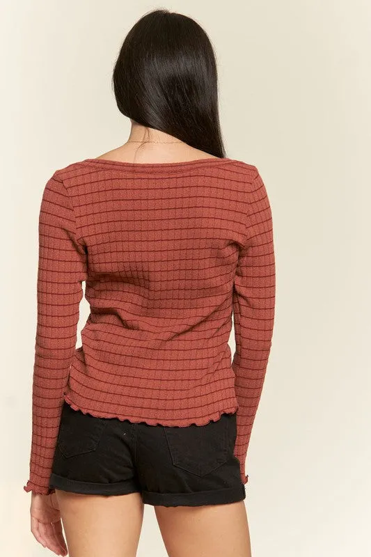 Lightweight Round Neck Top