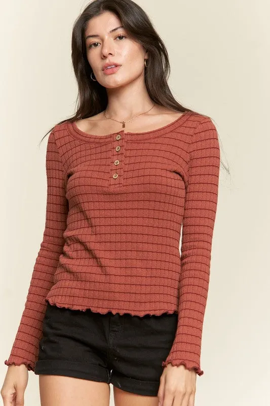 Lightweight Round Neck Top