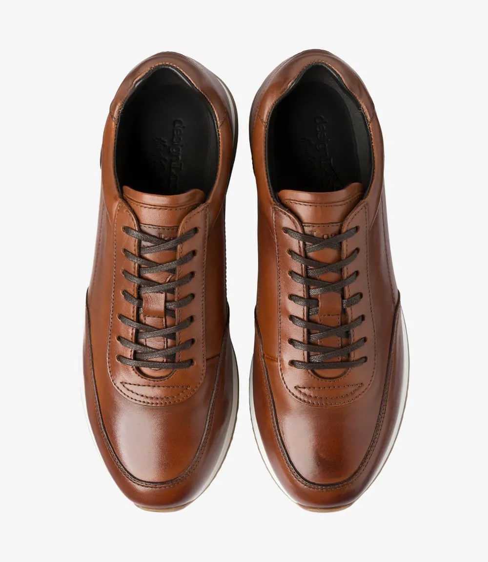 LOAKE Bannister - Genuine Leather Sneakers - Cedar