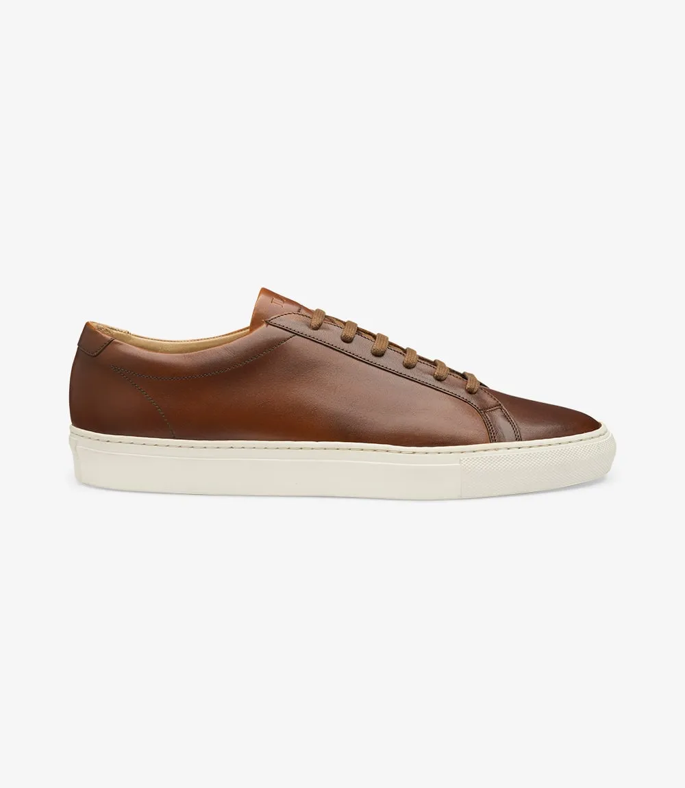 LOAKE Chestnut Leather Sneakers