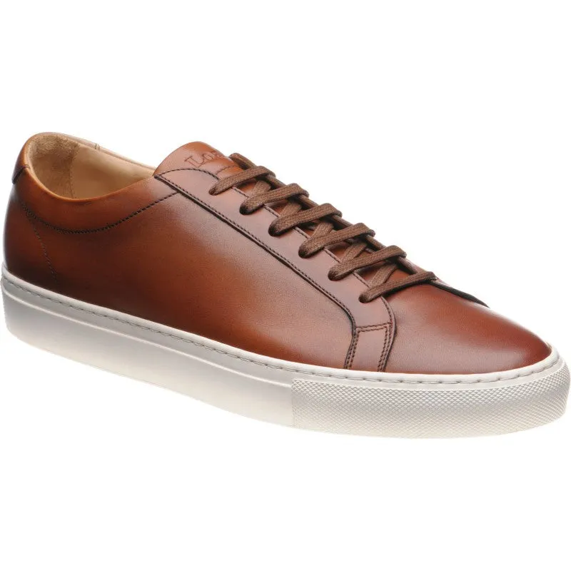 LOAKE Chestnut Leather Sneakers