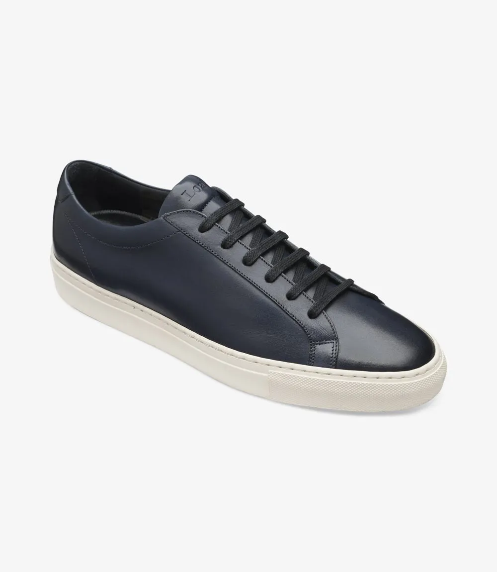 LOAKE Sprint leather sneakers navy price review