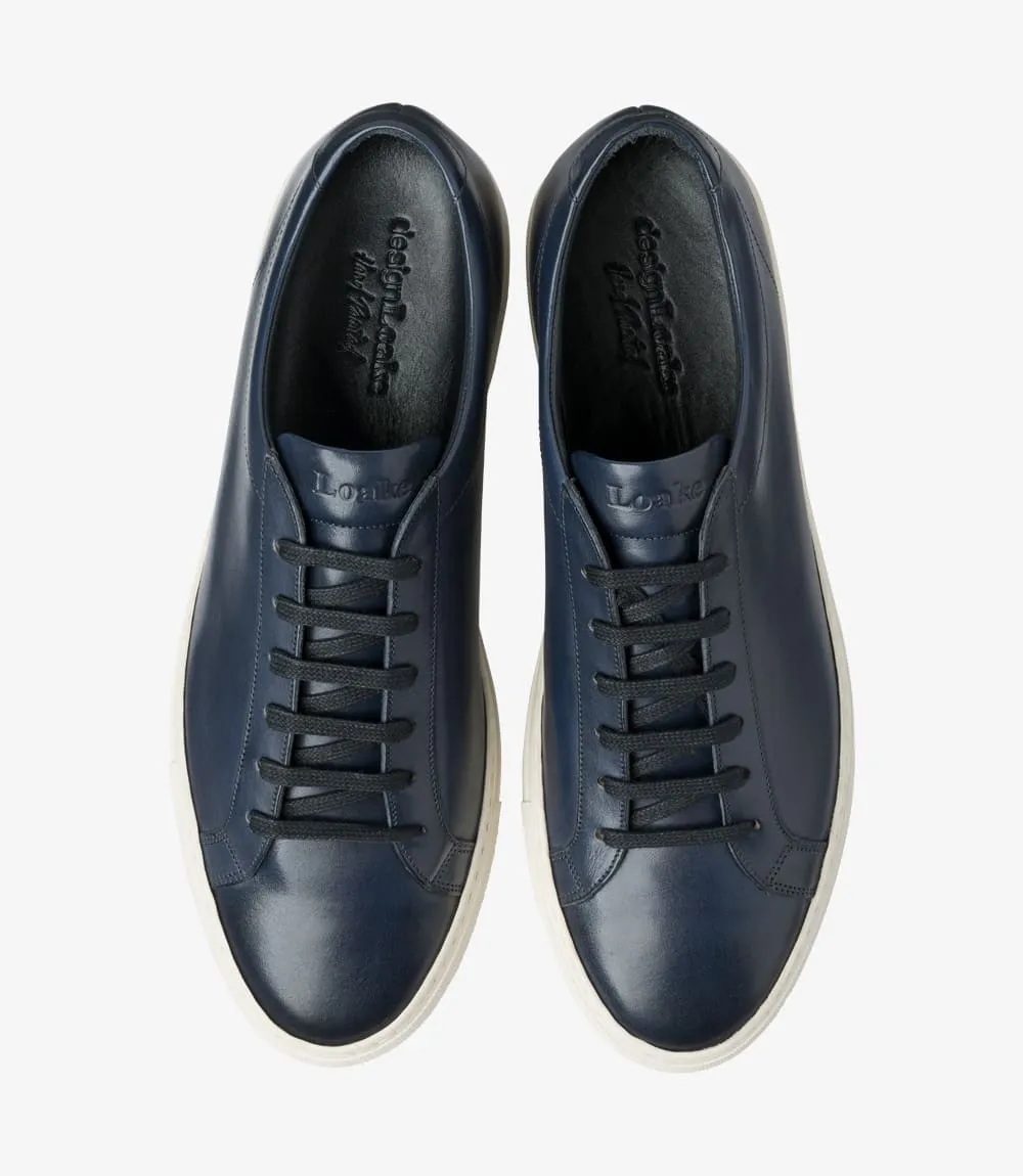 LOAKE Sprint leather sneakers navy price review