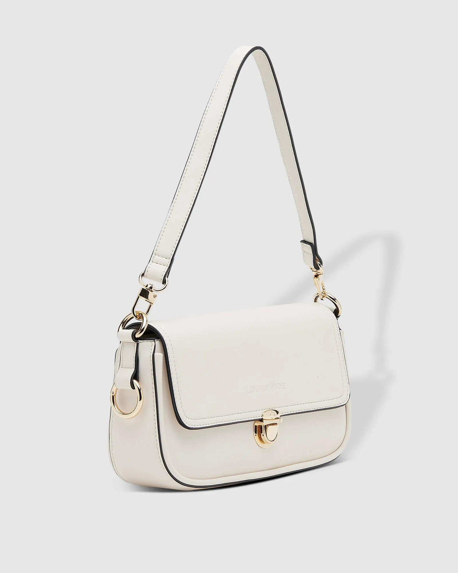 Louenhide Madeline Recycled Crossbody Bag In Vanilla