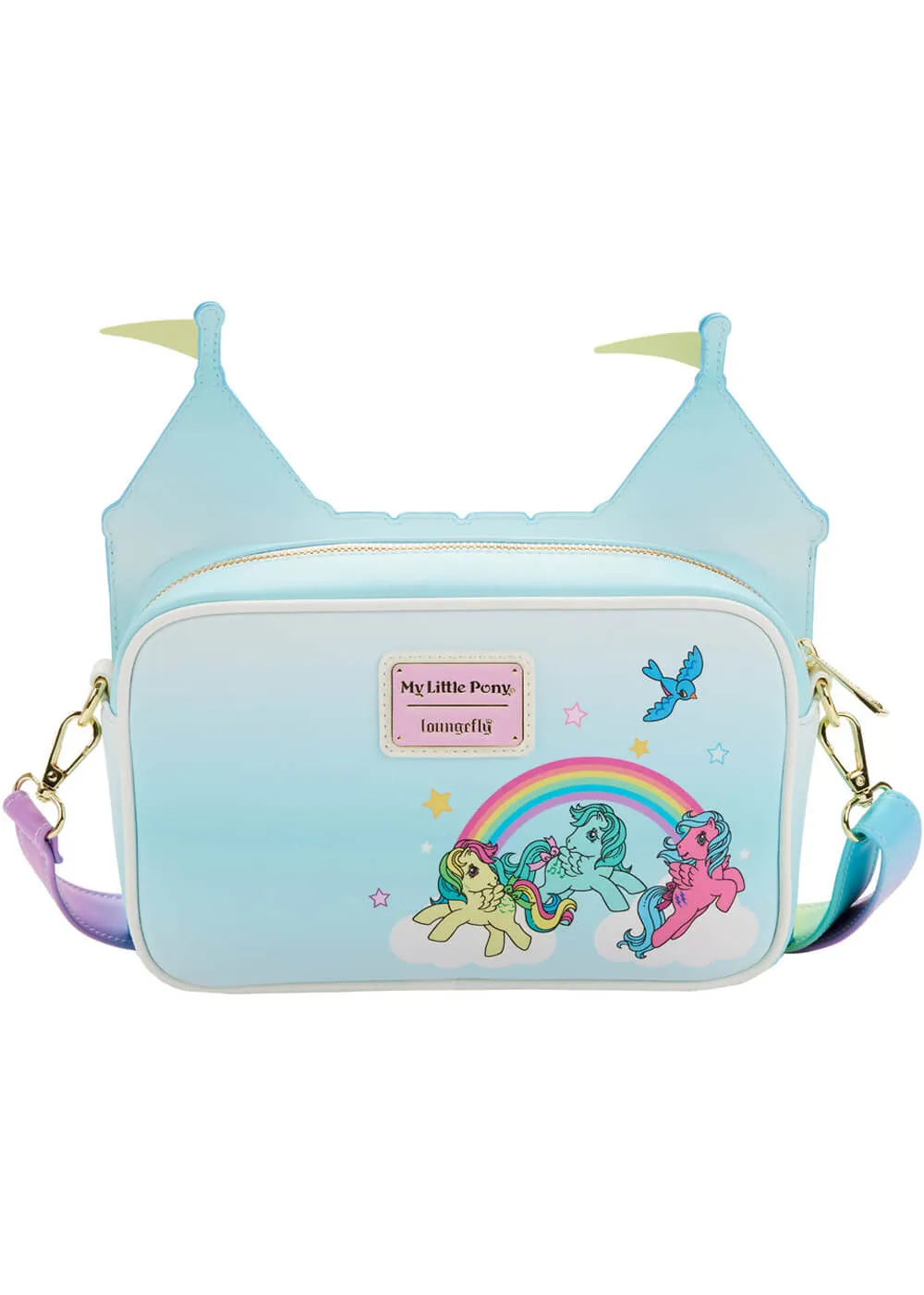 Loungefly My Little Pony Castle Crossbody Bag Multi