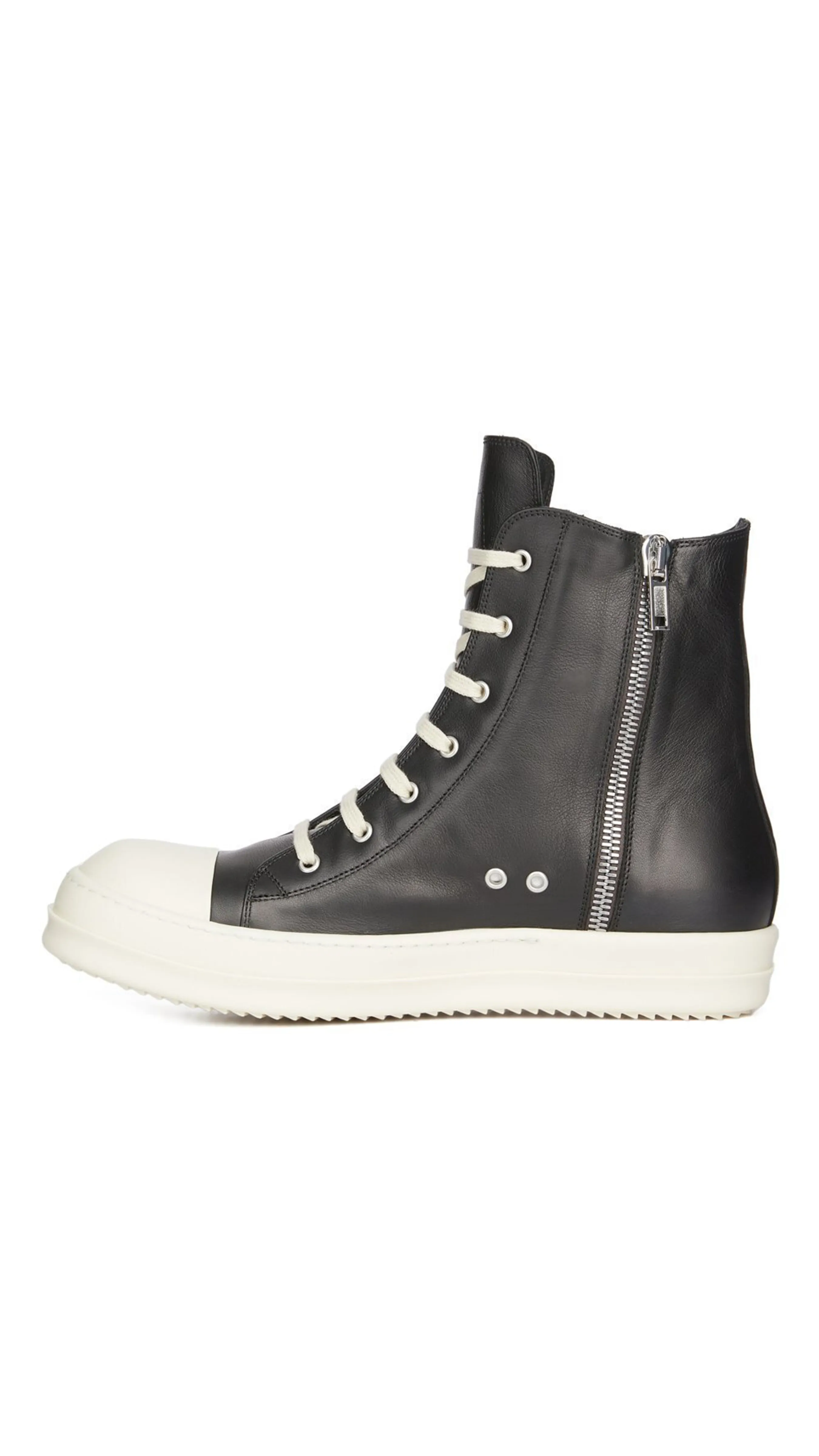 Luxor Black/Milk Leather Sneakers