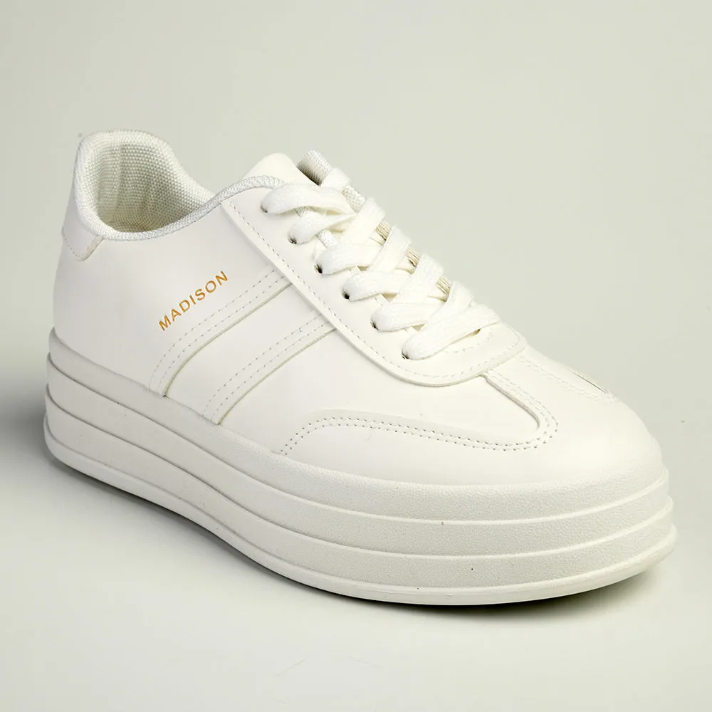 Madison Ashton Fashion Sneaker - White