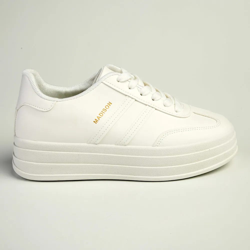 Madison Ashton Fashion Sneaker - White