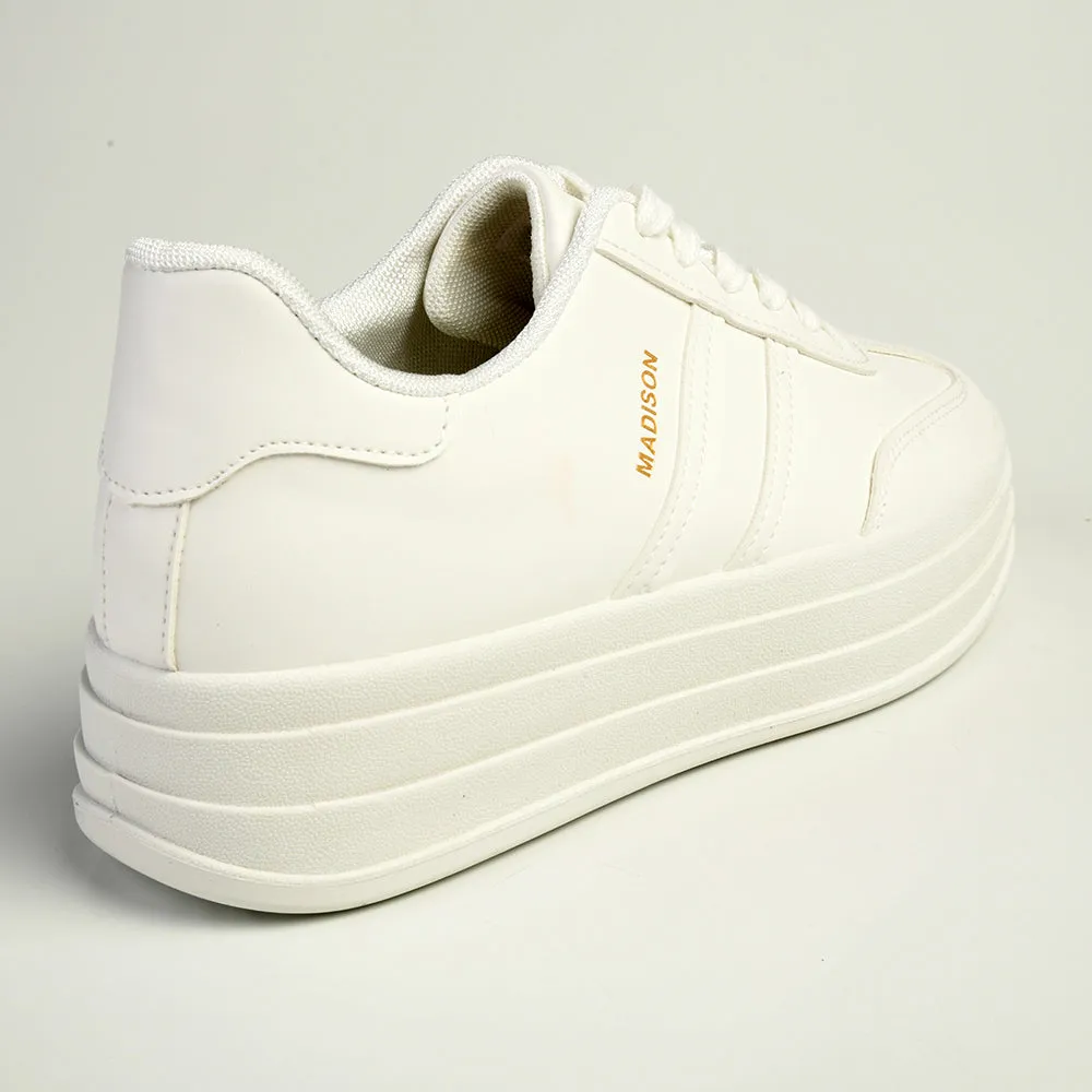 Madison Ashton Fashion Sneaker - White