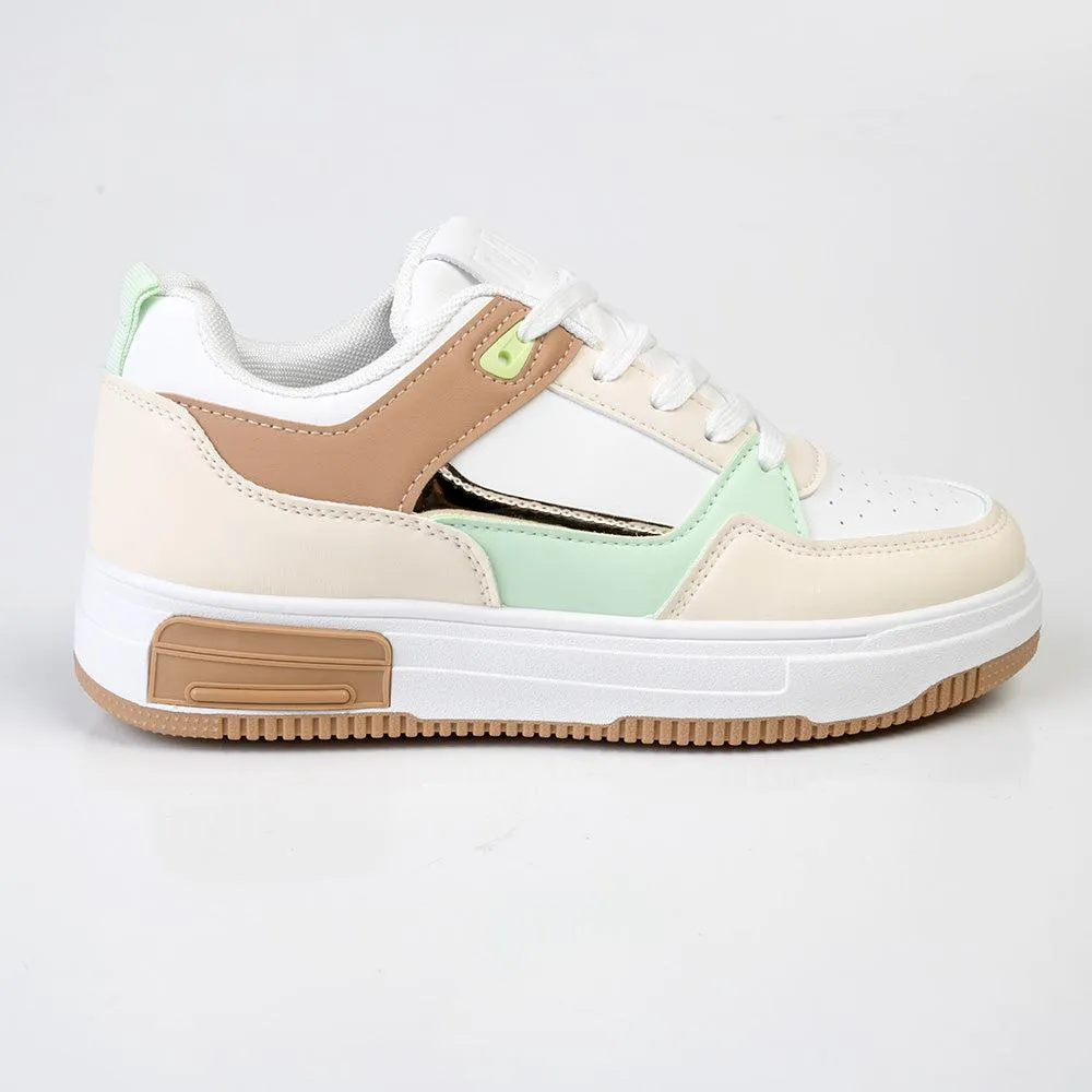 Madison Harley White Multi Sneaker - Multi Color