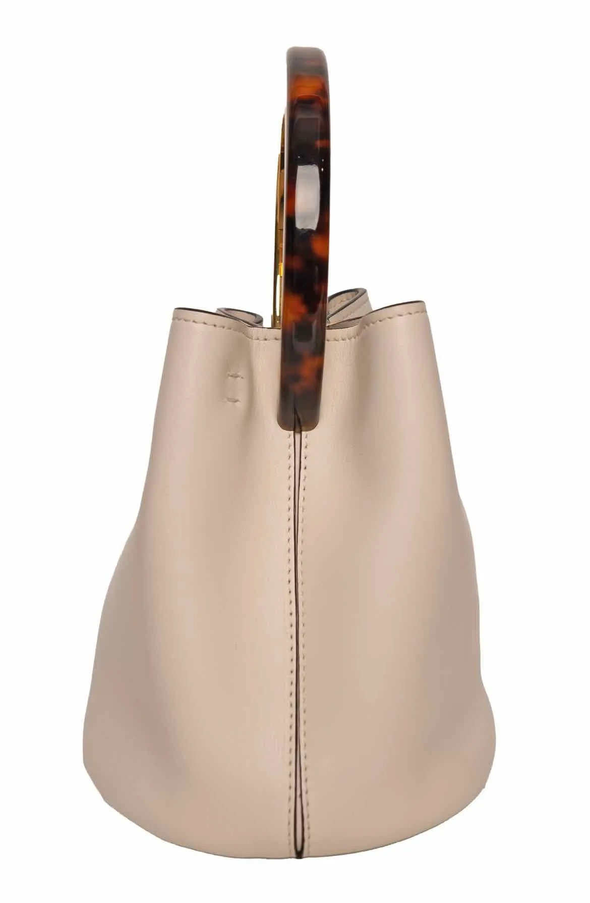 Marni Pannier Top Handle Leather Bucket Bag