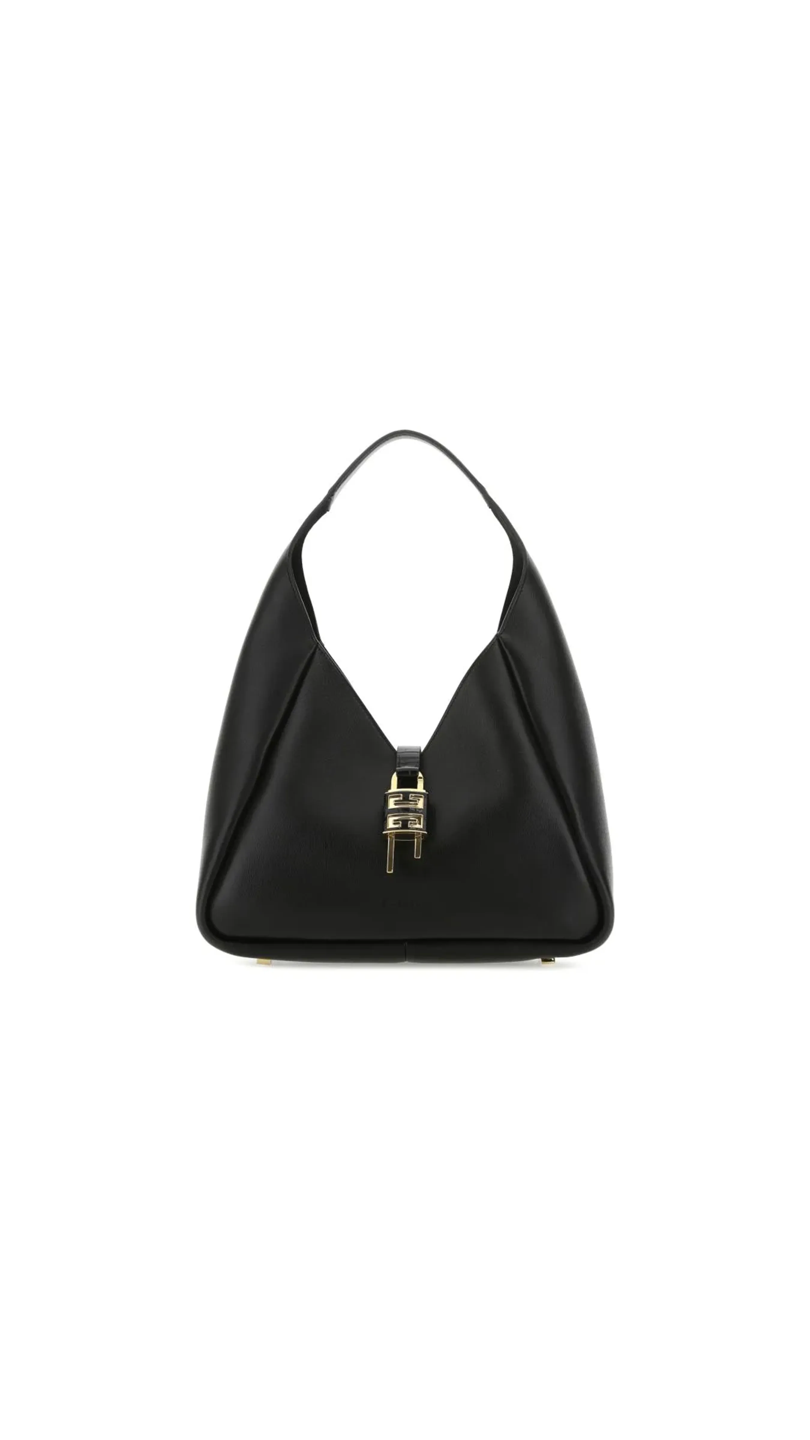 Medium G-Hobo Shoulder Bag - Black