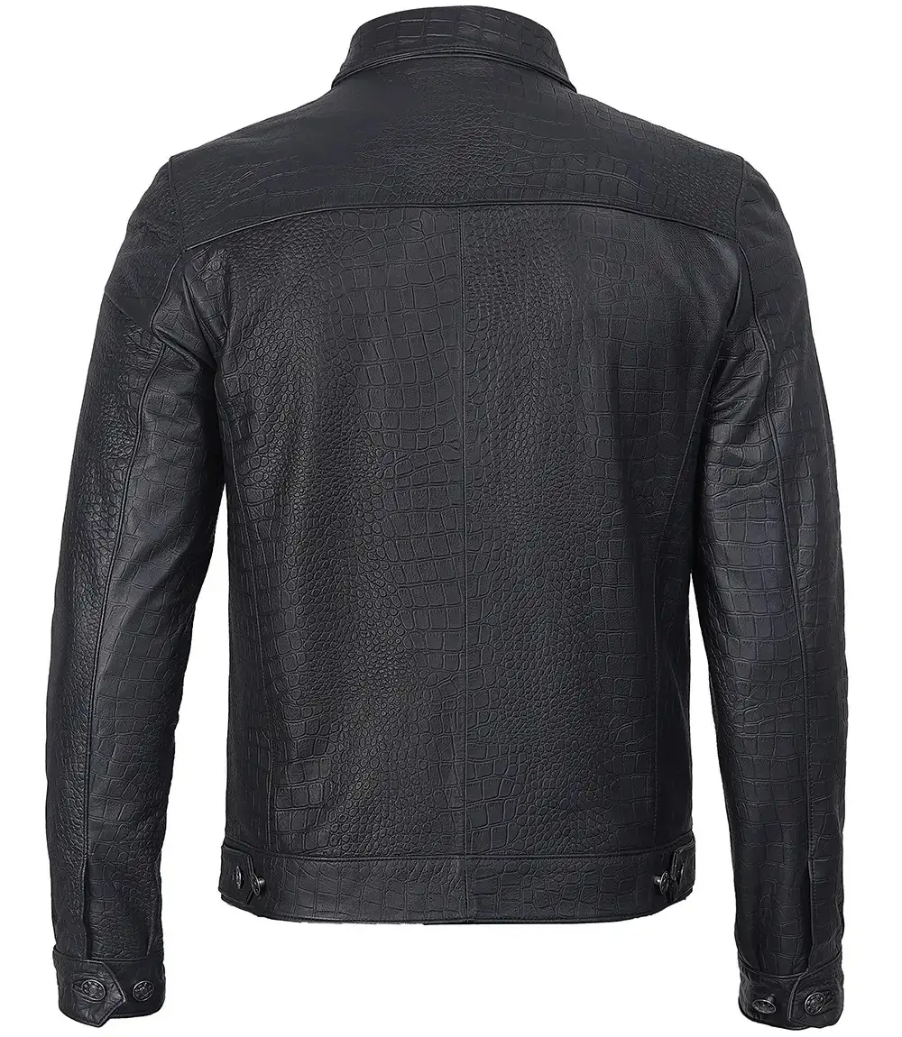 Men's Premium Black Leather Jacket