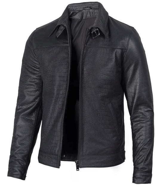 Men's Premium Black Leather Jacket