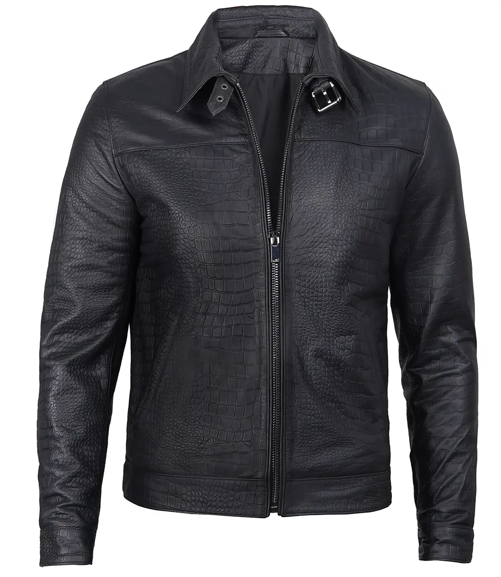 Men's Premium Black Leather Jacket