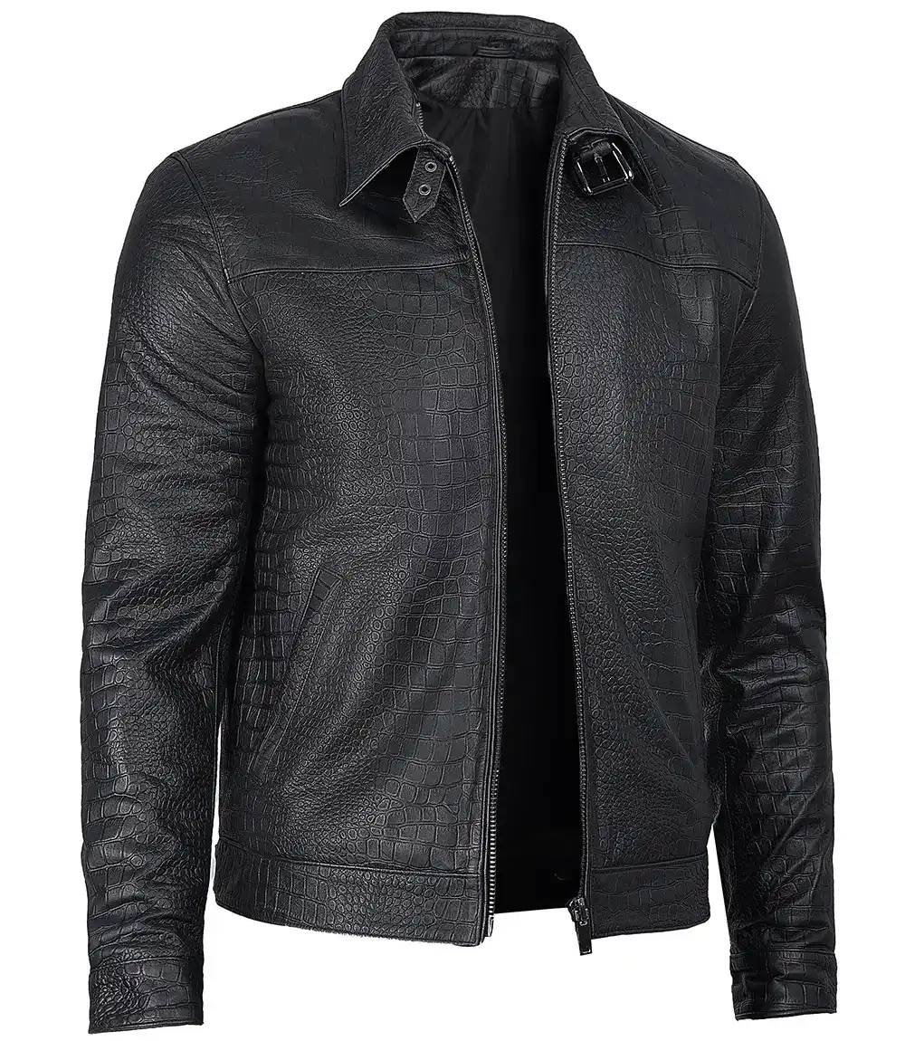 Men's Premium Black Leather Jacket