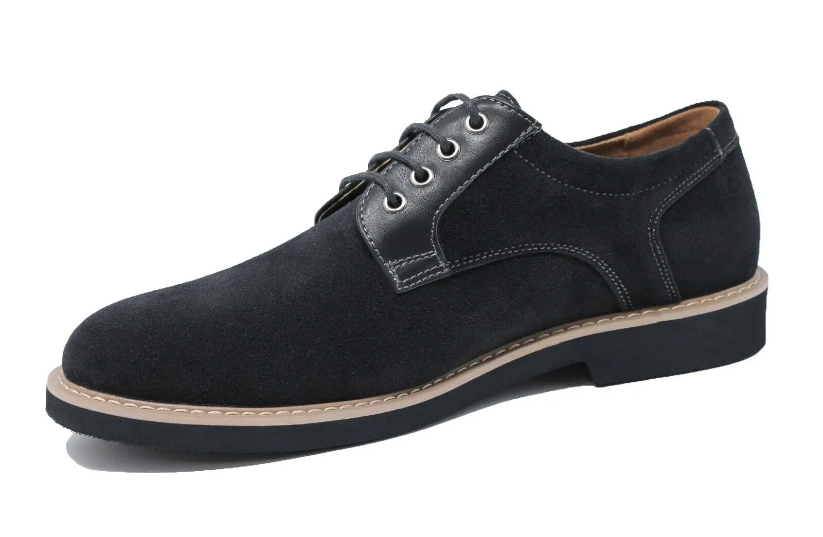 Men's black casual suede sneakers from Diamond Class.