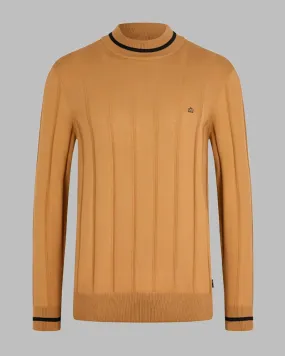 Merc London tan jumper - MILTON collection.