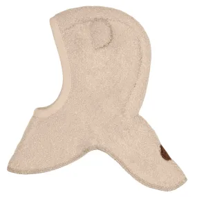 Mini A Ture Baby Teddyfleece Elephant Hood - Sand Dollar Cream