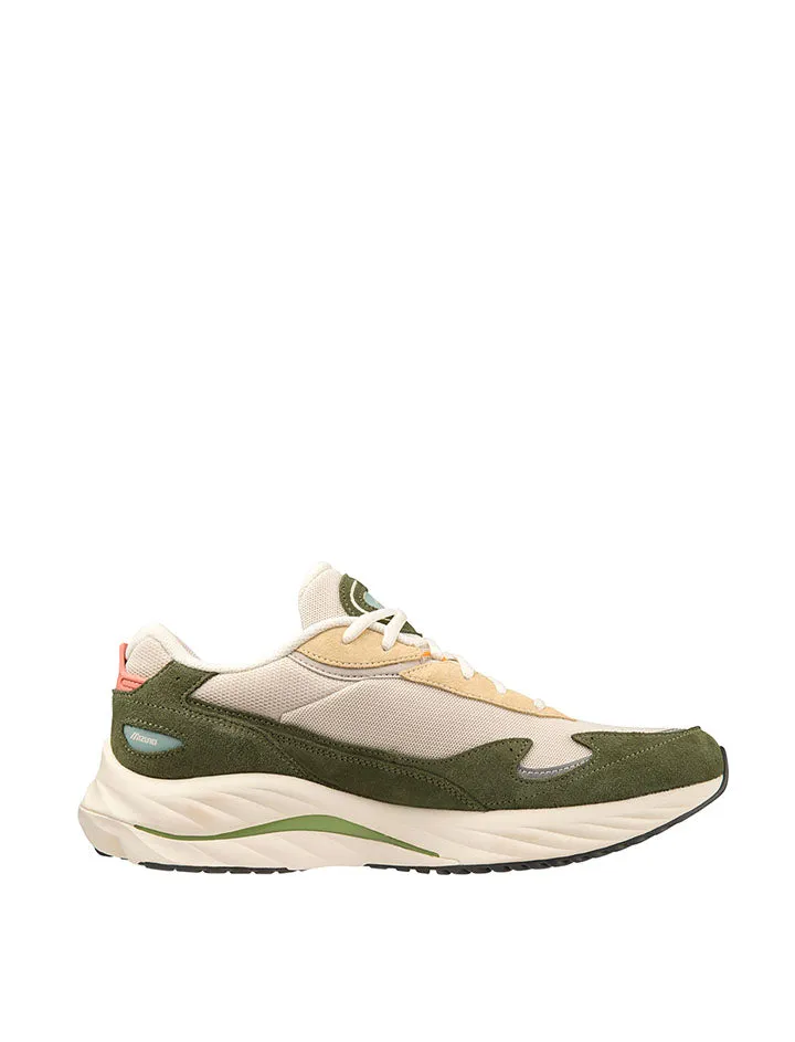 Mizuno Wave Rider B Summer Sand Dark Shadow Rifle Green sneakers.